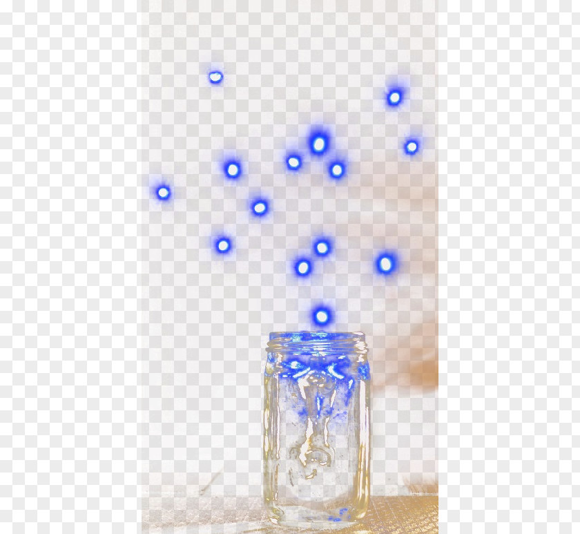 Firefly Blue Glass Pattern PNG