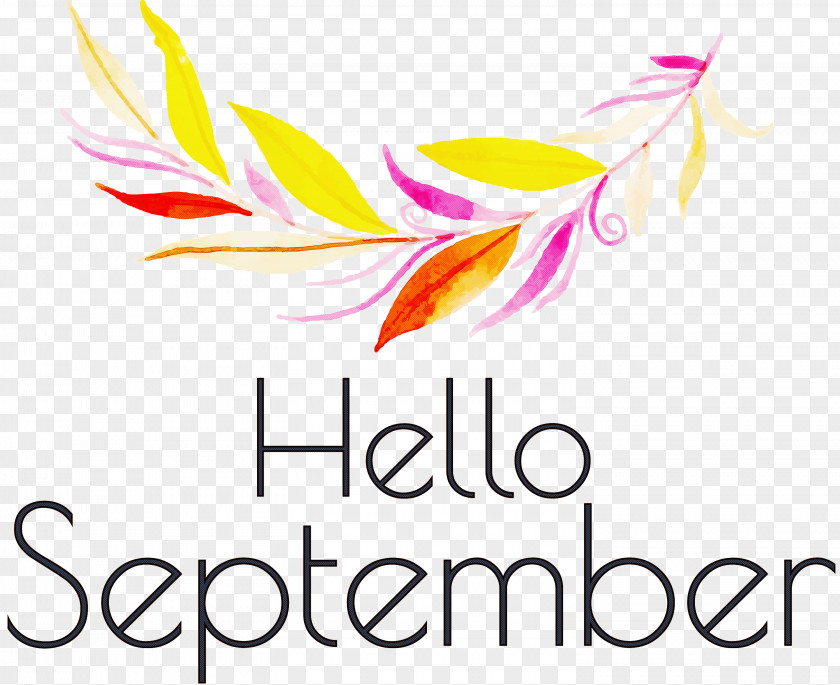 Hello September September PNG