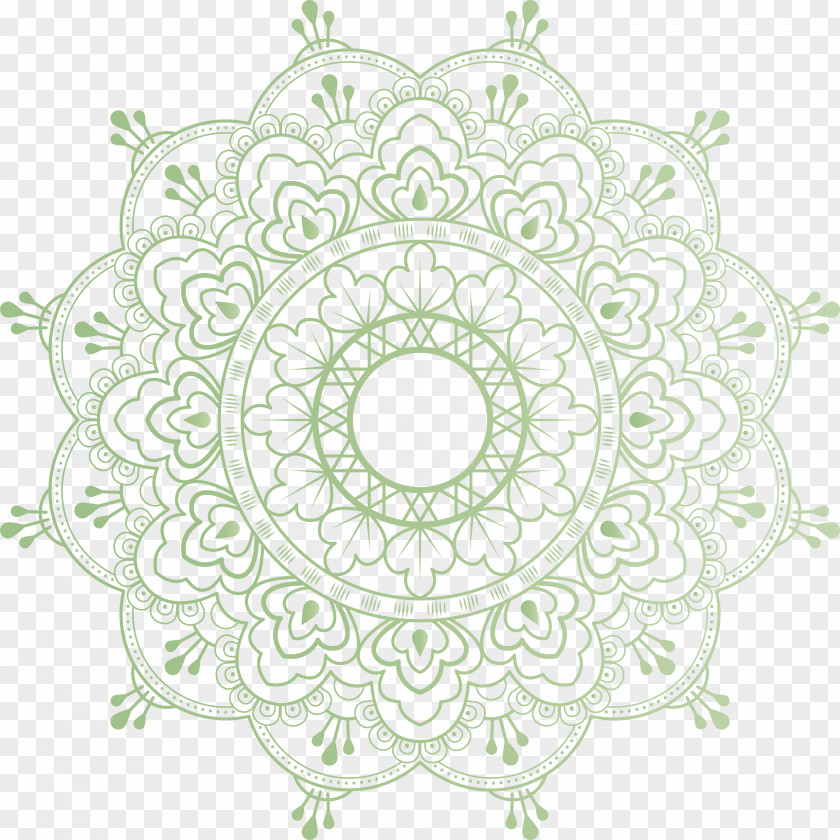 Mandala Flower Art PNG