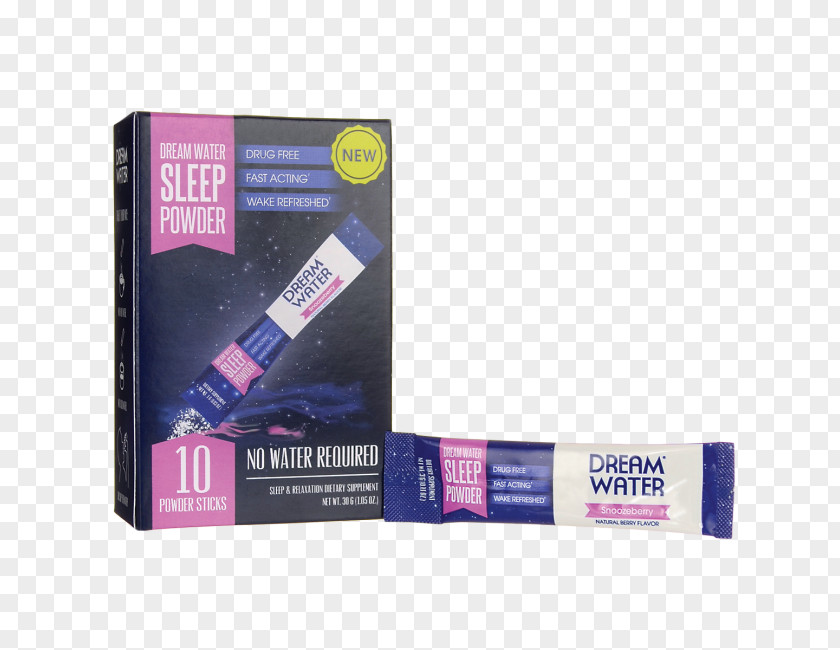 Sleep Dream Melatonin Water Powder PNG