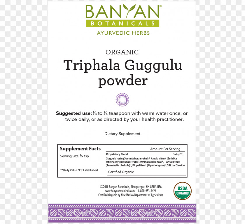 Triphala Organic Food Myrobalan Certification Herb PNG
