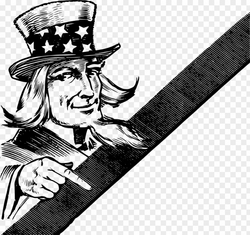 Uncle United States Sam Public Domain Clip Art PNG