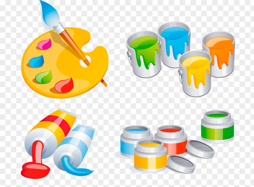 Painting Drawing Palette Clip Art PNG