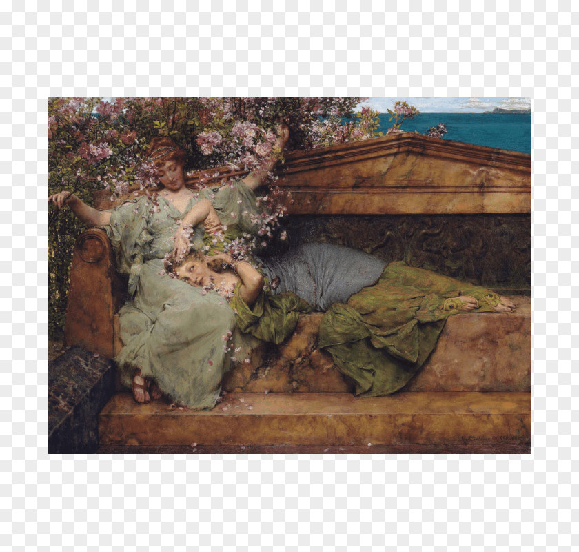 Painting The Roses Of Heliogabalus Sir Lawrence Alma-Tadema, O.M., R.A. Garden Soul Rose PNG