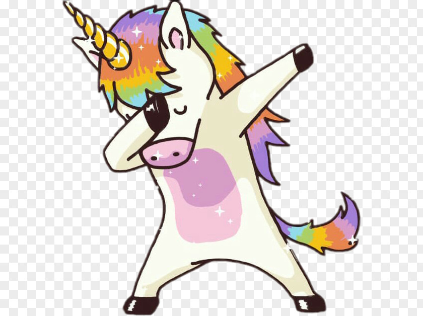 Unicorne Icon T-shirt Dab Unicorn Image PNG