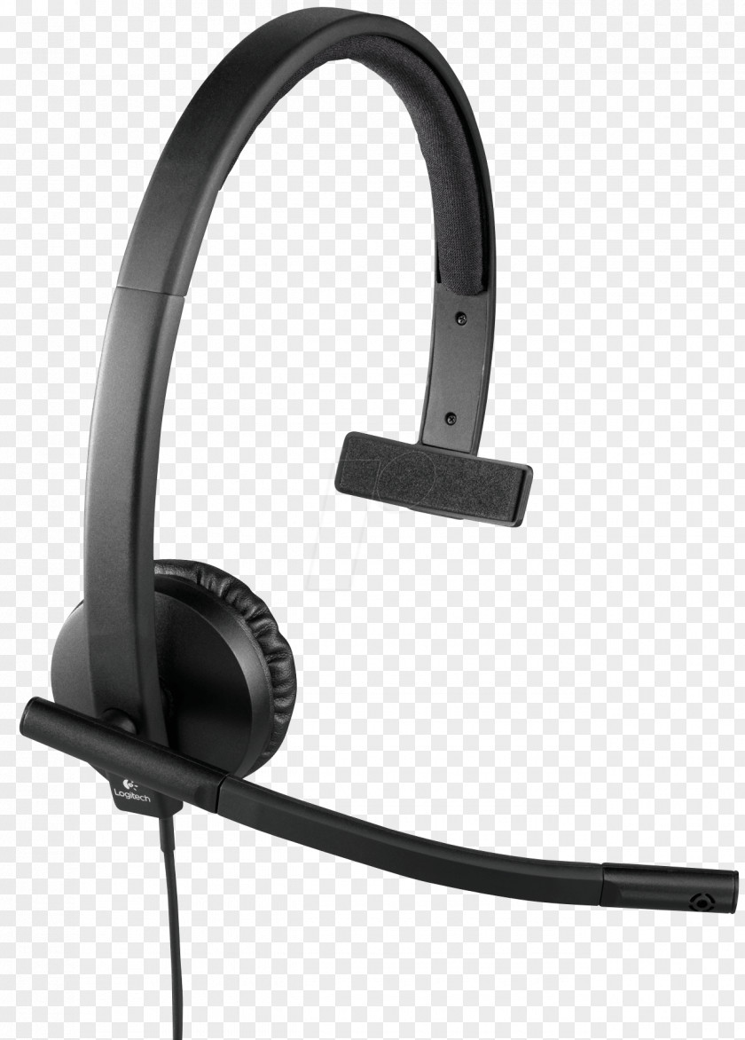 Headphones Logitech Usb H570e Corded Doubleear Headset 981000574 PNG