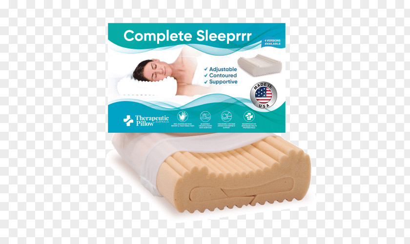 Pillow Memory Foam Orthopedic Complete Sleeprrr PNG