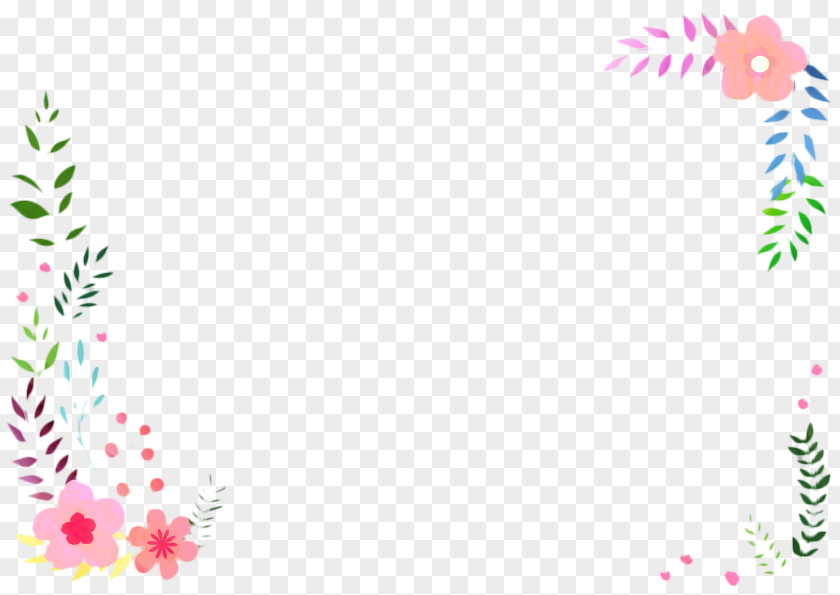 Plant Text Pink Flower Cartoon PNG