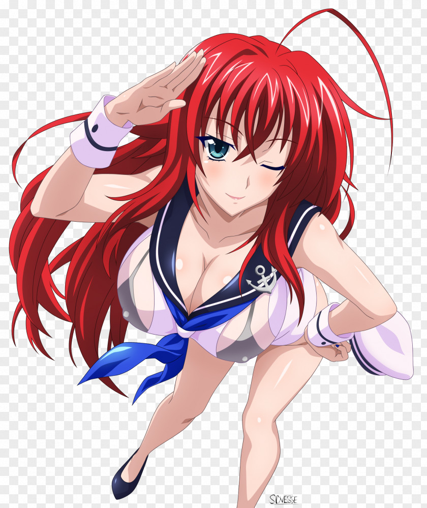 Rias Gremory High School DxD Anime Art PNG Art, clipart PNG