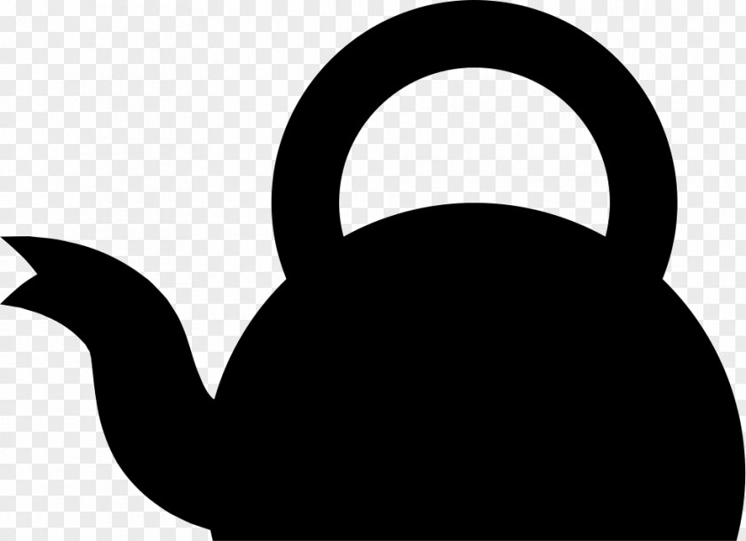 Silhouette Kettle PNG