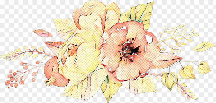 Watercolor Paint Bouquet Flower Art PNG
