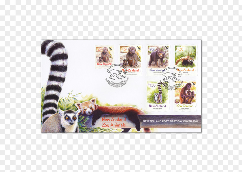 Cancelled Stamp Animal New Zealand Ancient Egypt Zoo Exotic Pet PNG