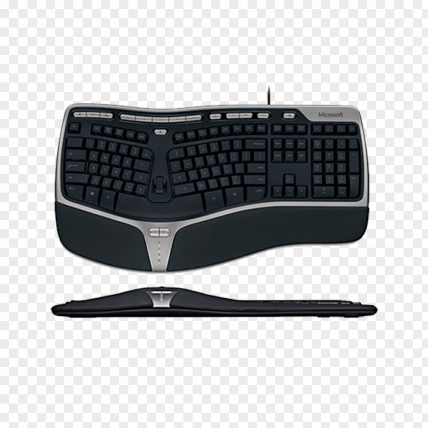Computer Keyboard Microsoft Natural Ergonomic 4000 Polonais PNG