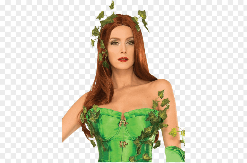 Woman Poison Ivy Halloween Costume BuyCostumes.com Corset PNG