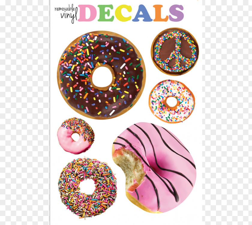 Donut Wallpaper Decal Sticker Die Cutting Donuts Polyvinyl Chloride PNG