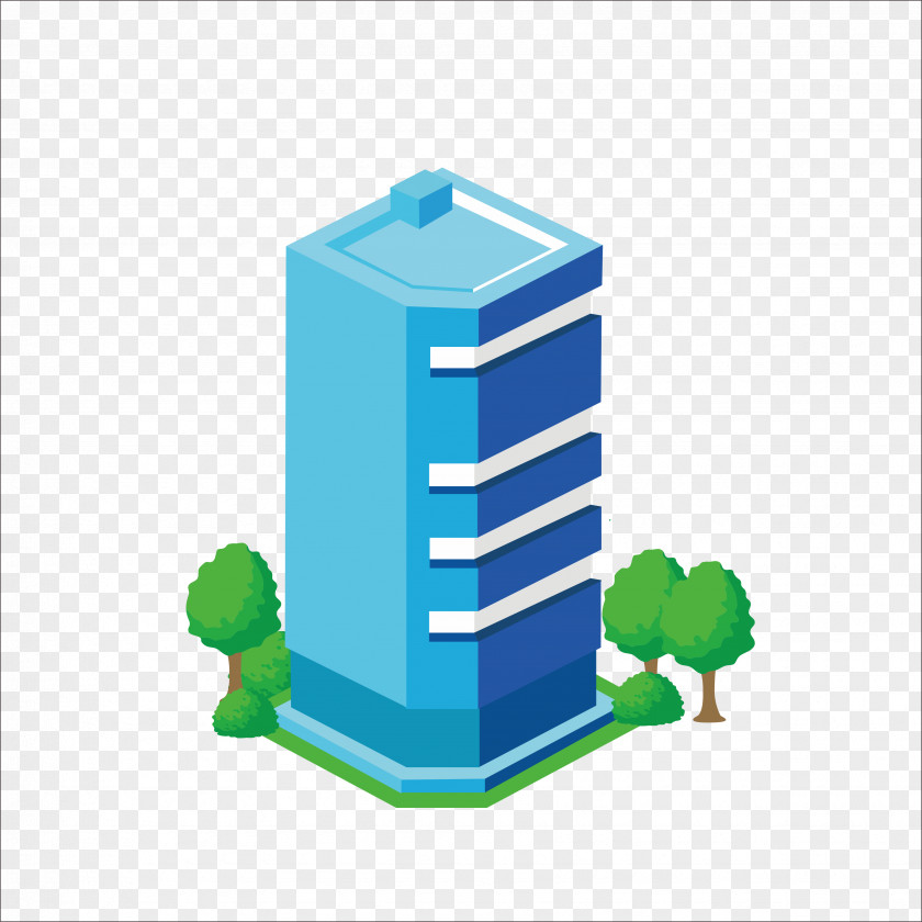 Flat Building Drawing Icon PNG