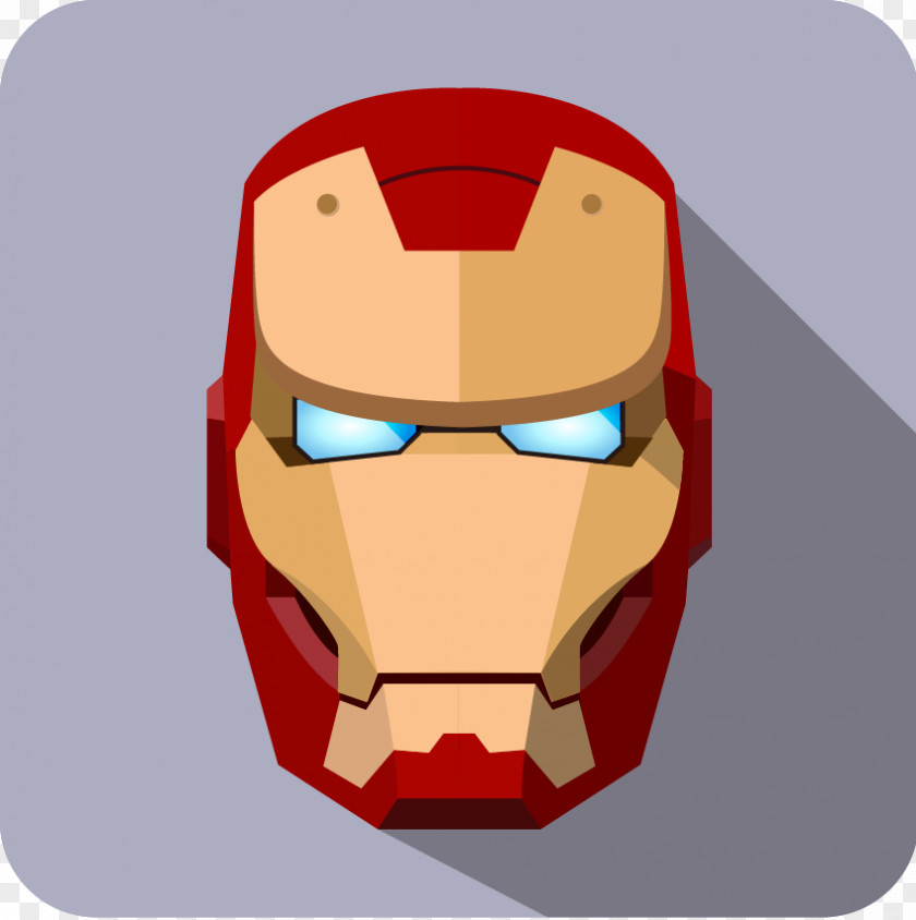 Superhero Phone Icon Iron Man Cartoon Avatar PNG