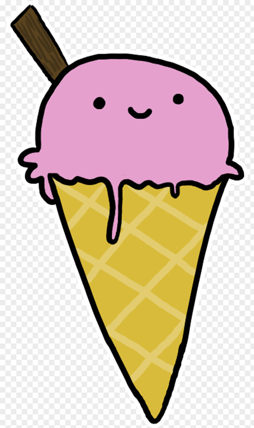 Summer Icons Ice Cream Cones Waffle Clip Art PNG