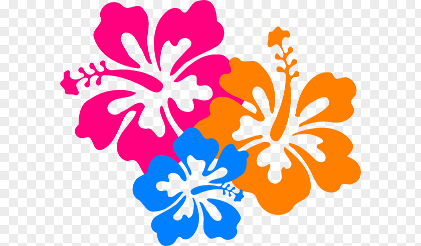 Hawaiian Cartoon Cliparts Flower Clip Art PNG