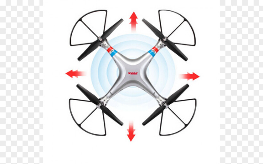 Quadcopter Syma X8G Unmanned Aerial Vehicle Radio Control Gyroscope PNG
