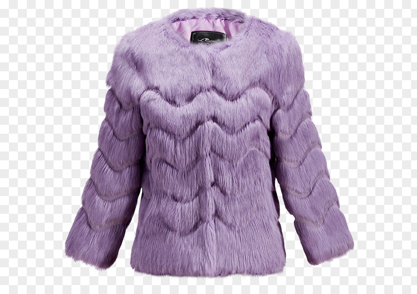 Rabbit Fur 3D Perspective Diagram Guapai Clothing Coat PNG