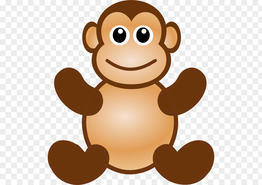 Monkey Face Clipart Ape Macaque Cartoon Clip Art PNG