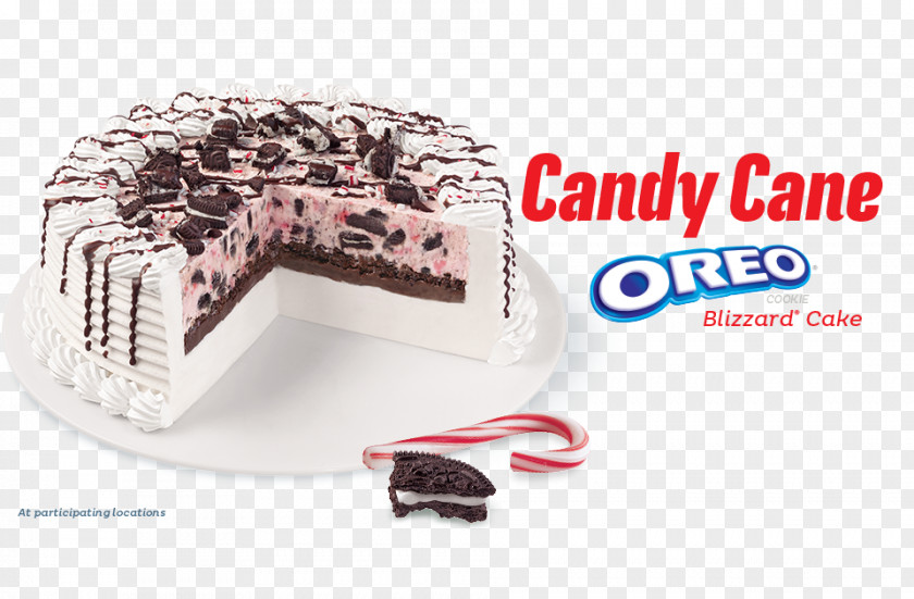 Oreo Ice Cream Fudge Candy Cane Chocolate Cake Dairy Queen PNG