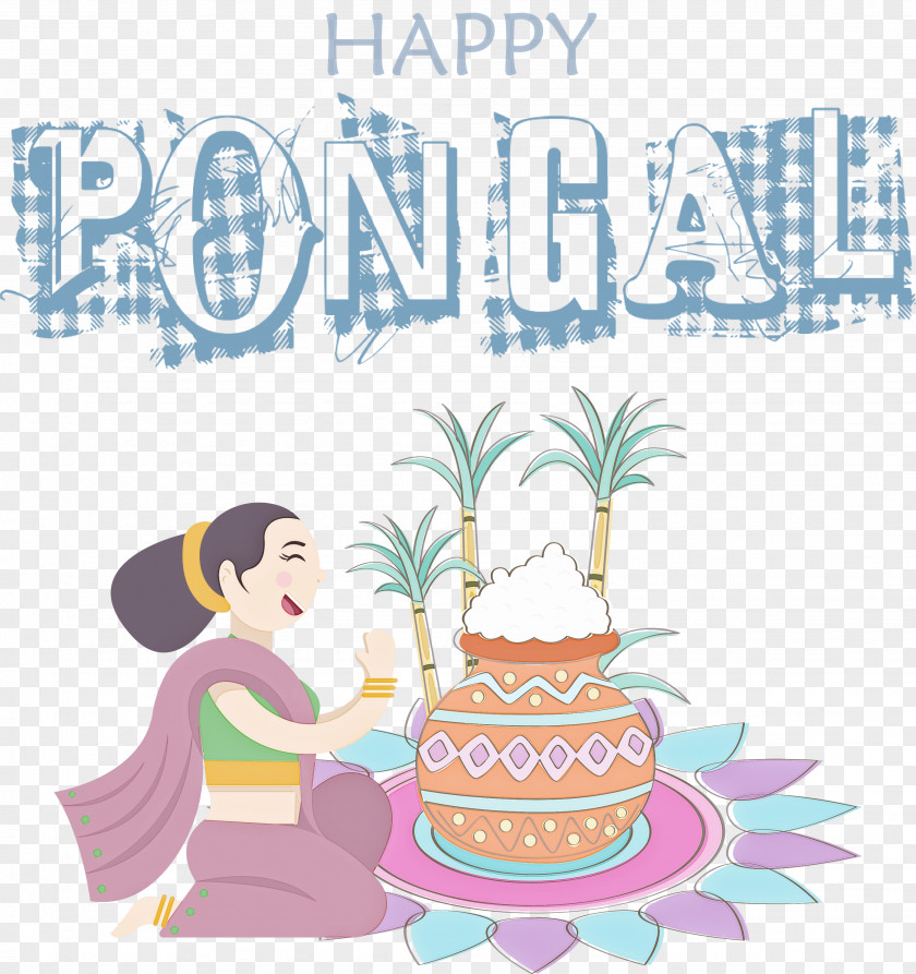 Pongal Happy PNG