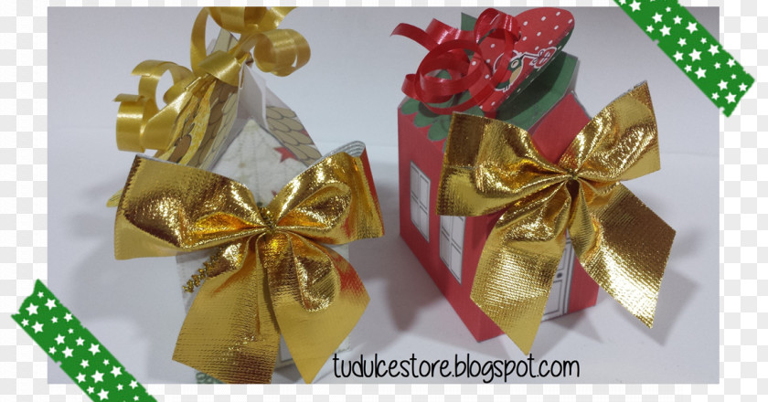 Ribbon Gift Christmas Ornament PNG