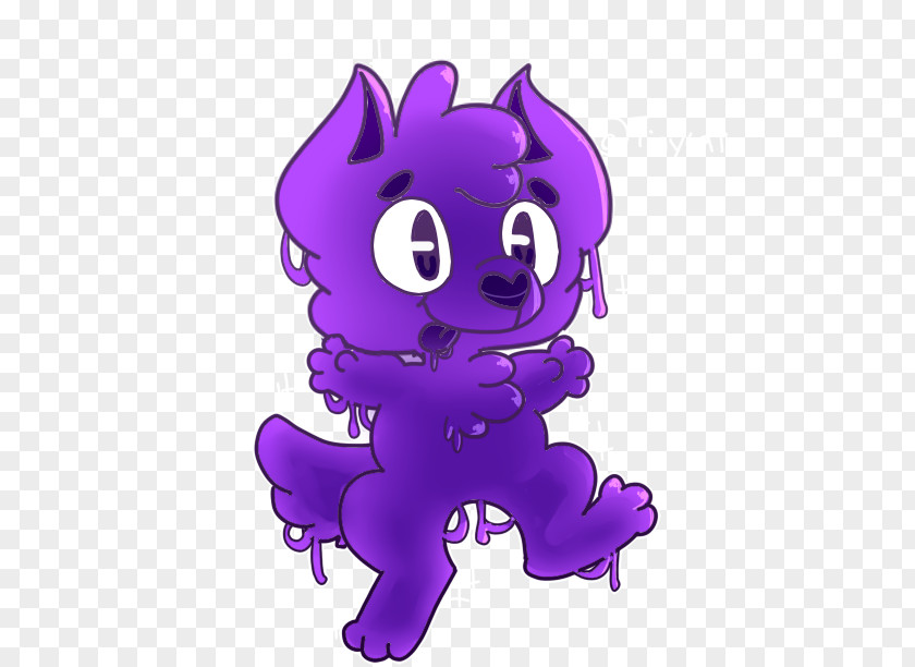 Slime Art Violet Purple PNG