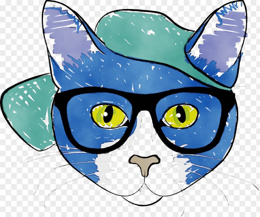 Small To Mediumsized Cats Nose Glasses PNG
