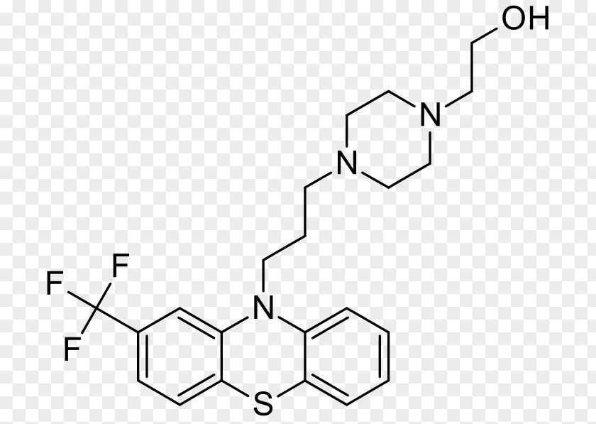 Chlorpromazine Fluphenazine Pharmaceutical Drug Phenothiazine Antipsychotic PNG