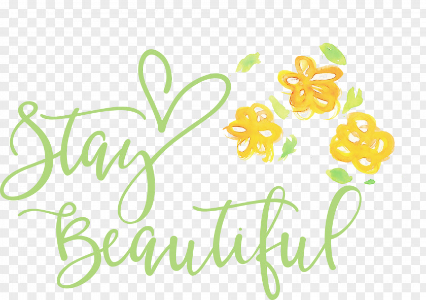 Icon Cricut Stay Beautiful PNG