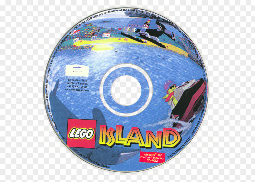 Lego Island 2 The Brickster's Revenge 2: Pirates Of Caribbean: Video Game Compact Disc PNG