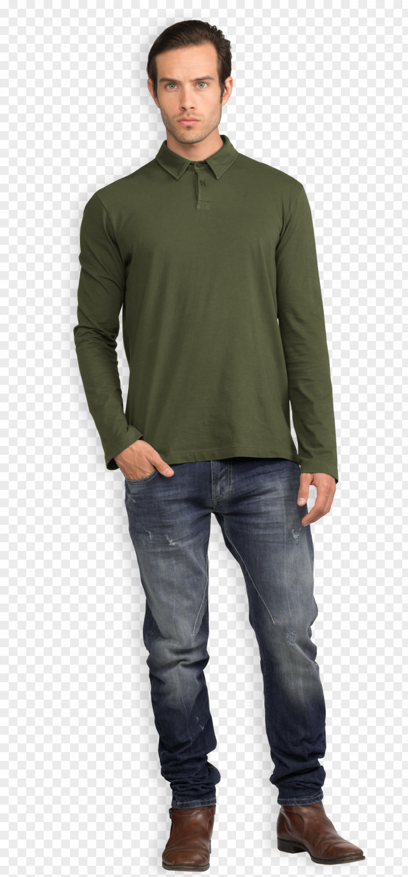 T-shirt Polo Shirt Jeans Sleeve PNG
