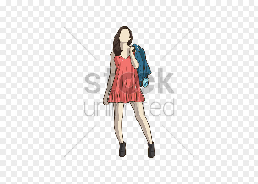 Animation Style Girl Cartoon PNG