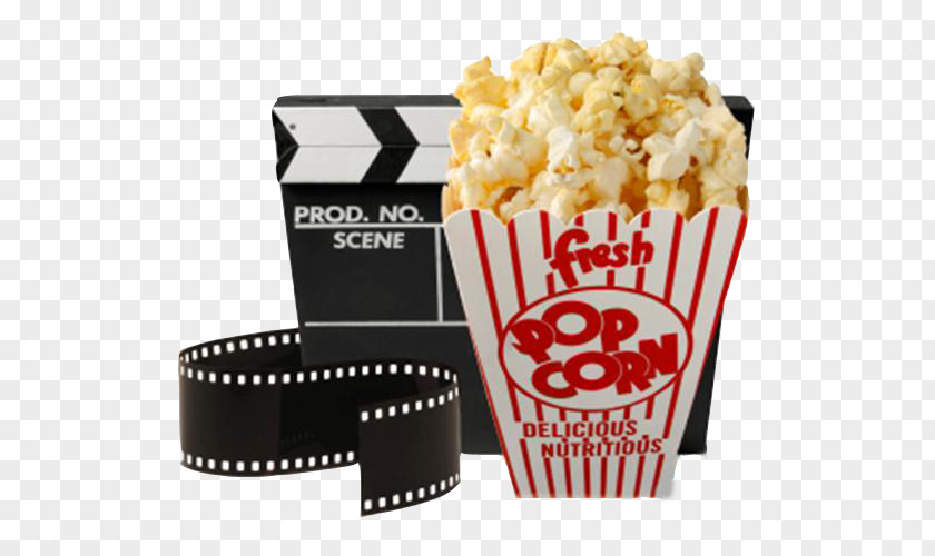 Popcorn Heart & Hands Of Care Cinema Film PNG