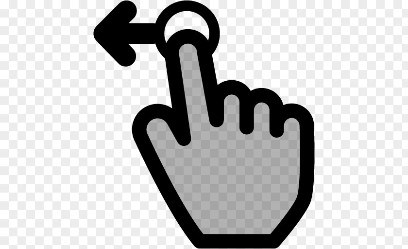 Swipe Finger Gesture Clip Art PNG