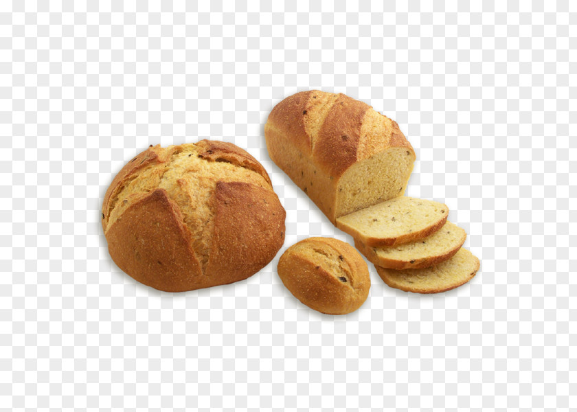 Bun Rye Bread Sourdough Small PNG