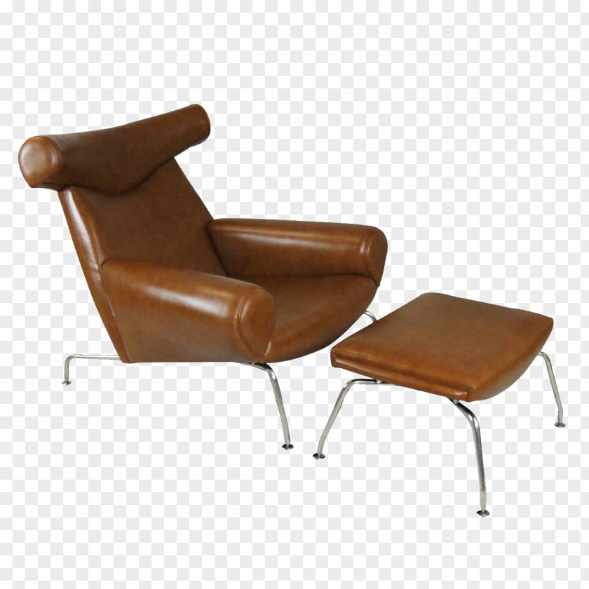 Cognac Furniture Fauteuil Chair Leather Comfort PNG
