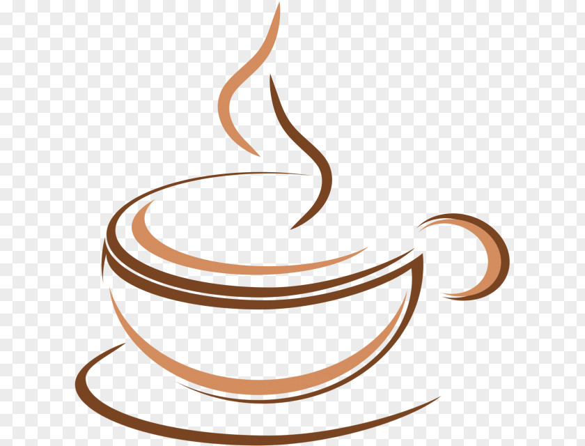 Cup Coffee Restaurant Logo PNG