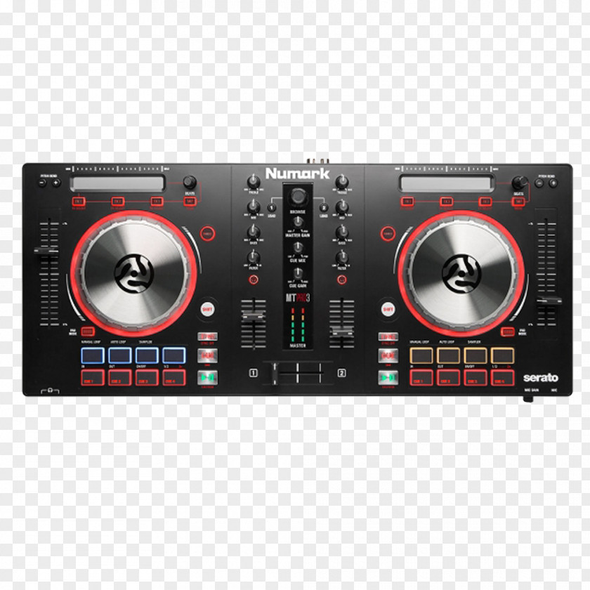 Dj Numark Mixtrack Pro III DJ Controller Disc Jockey Industries PNG