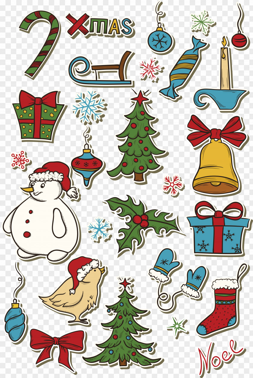 Elements Christmas Ornament Clip Art PNG