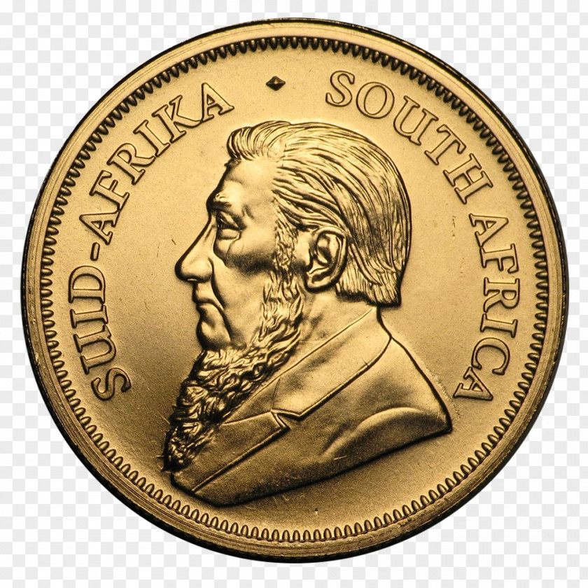 Gold South Africa Krugerrand As An Investment Coin PNG