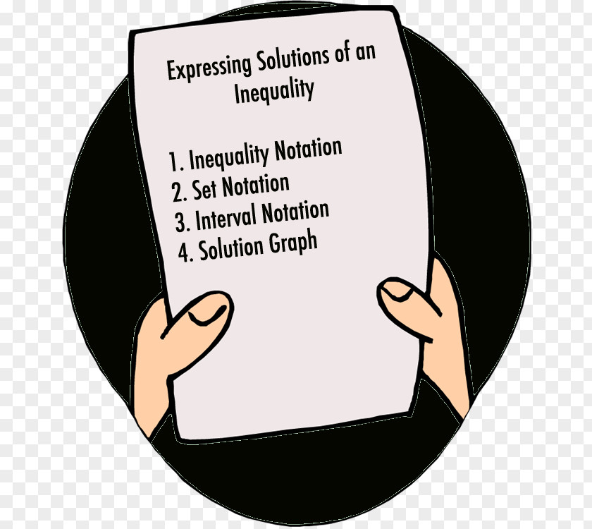 Mathematics Inequality Variable Solution Set Clip Art PNG