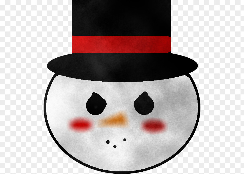 Smile Hat Snowman PNG