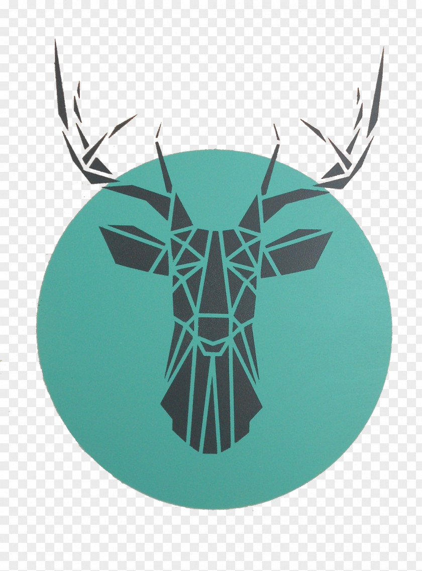 Deer Head Drawing Stencil Clip Art PNG
