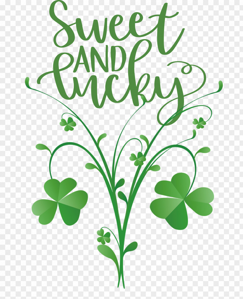 Sweet And Lucky St Patricks Day PNG