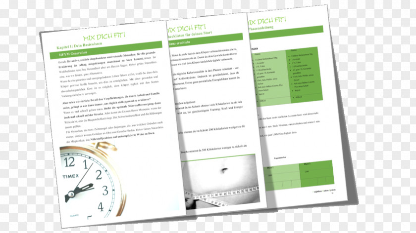 Weight Loss Process Brand Brochure PNG