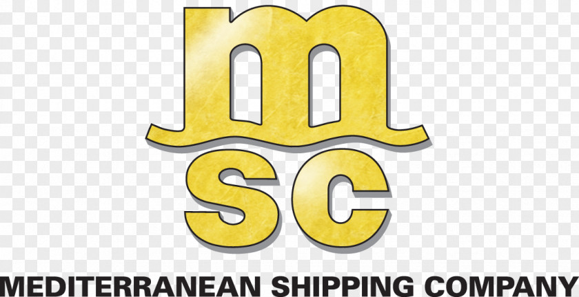 Yellow Packing Peanuts Logo Mediterranean Shipping Company Brand Corporate Identity Product PNG
